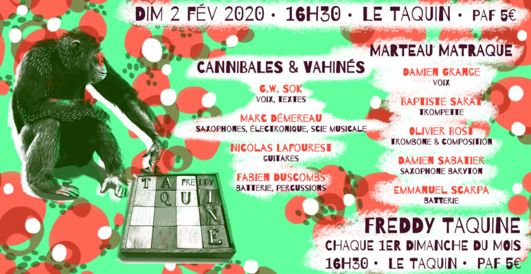 Freddy Taquine : Marteau Matraque + Cannibales & Vahinés
